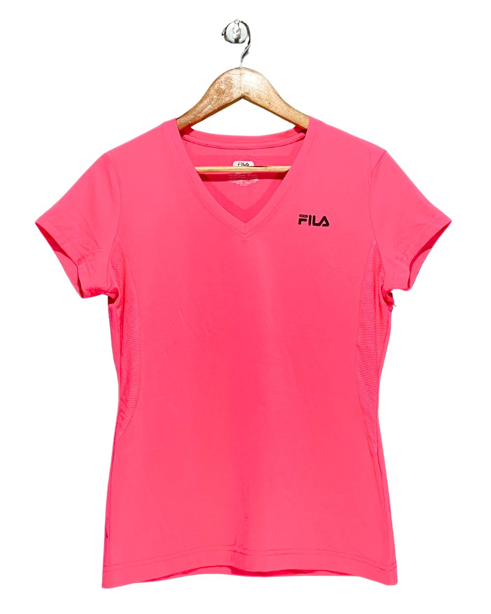 Fila Pink Sport T Shirt For Women M