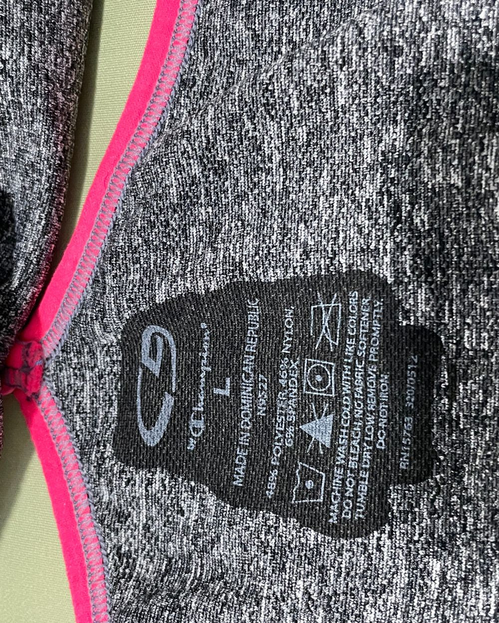 Champion Gray Sport Bra For Women Large