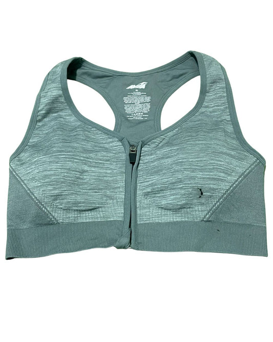 Avia Gray Sport Bra For Women Large