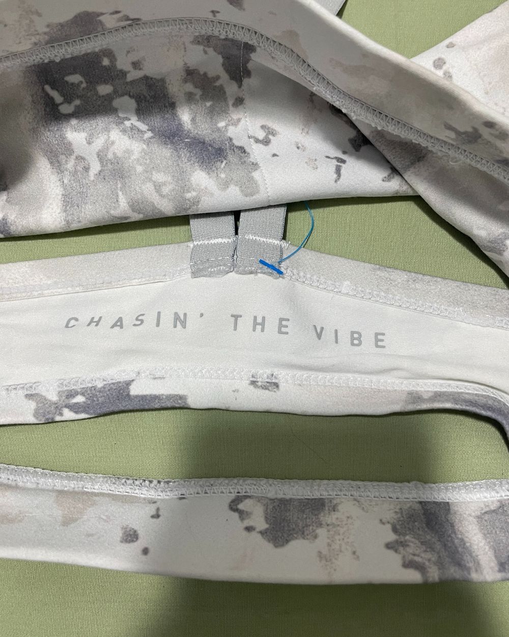 Chasin The Vibe White Sport Bra For Women S