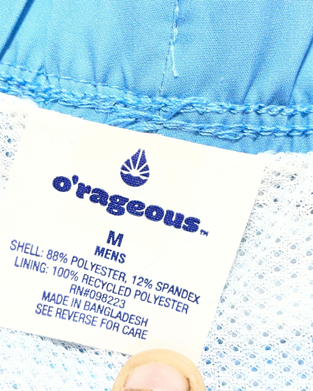 O'rageous Blue Sport Short For Men M