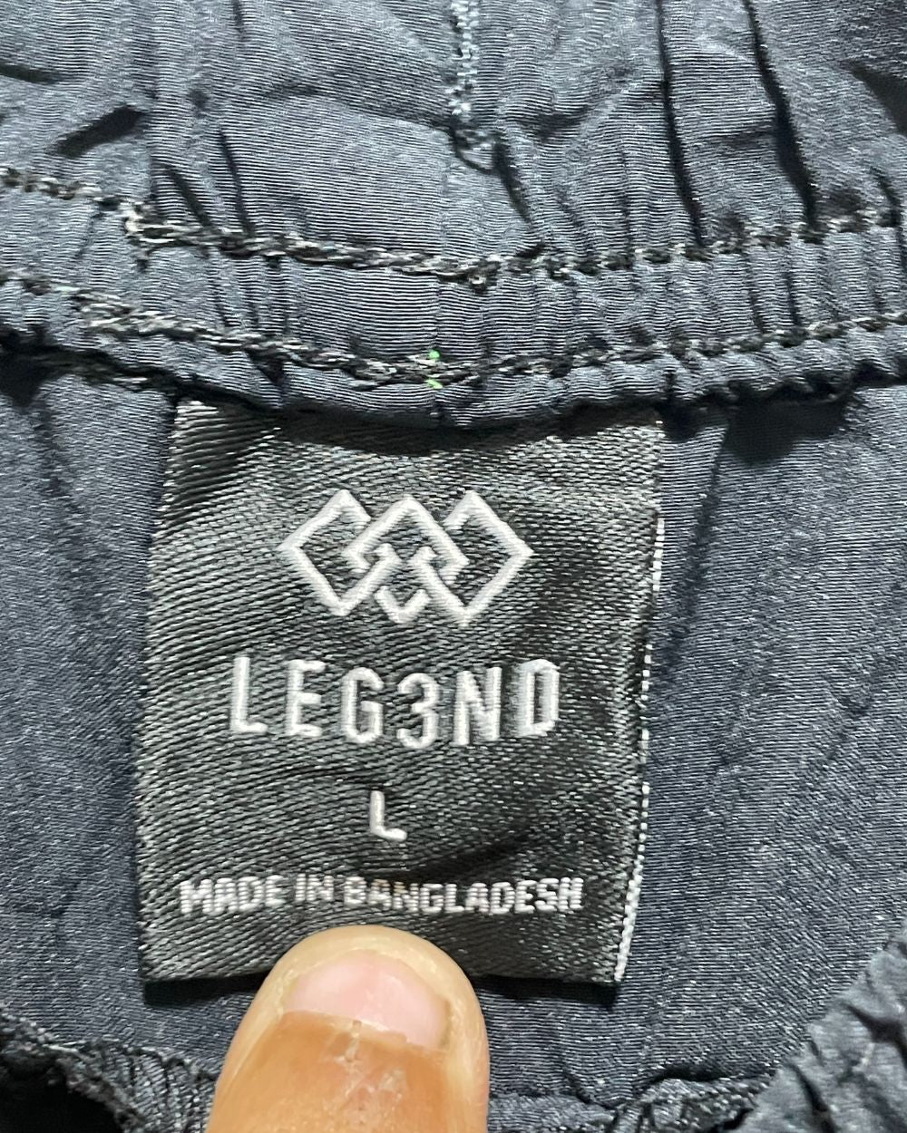Legend Black Sport Short For Men L