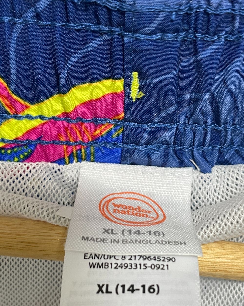 Wonder Nation Blue Sport Short For Men M