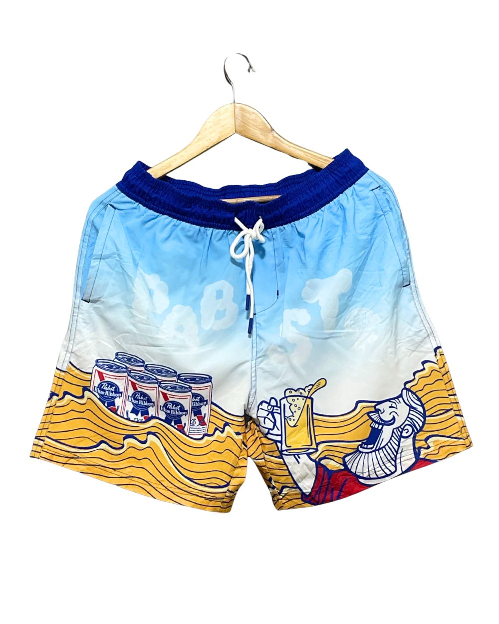 Pabst Blue Ribbon Blue Sport Short For Men L