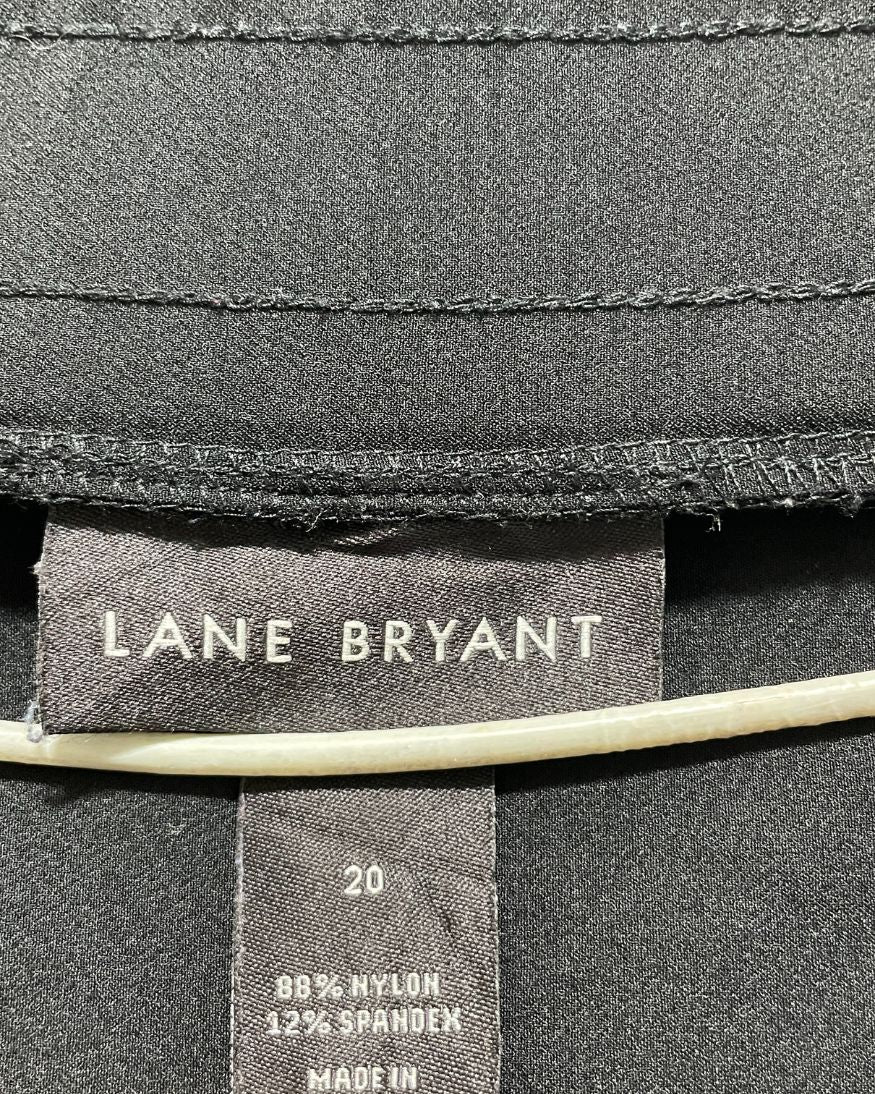 Lane Bryant Black Sport Gym Tights For Women 3X Large