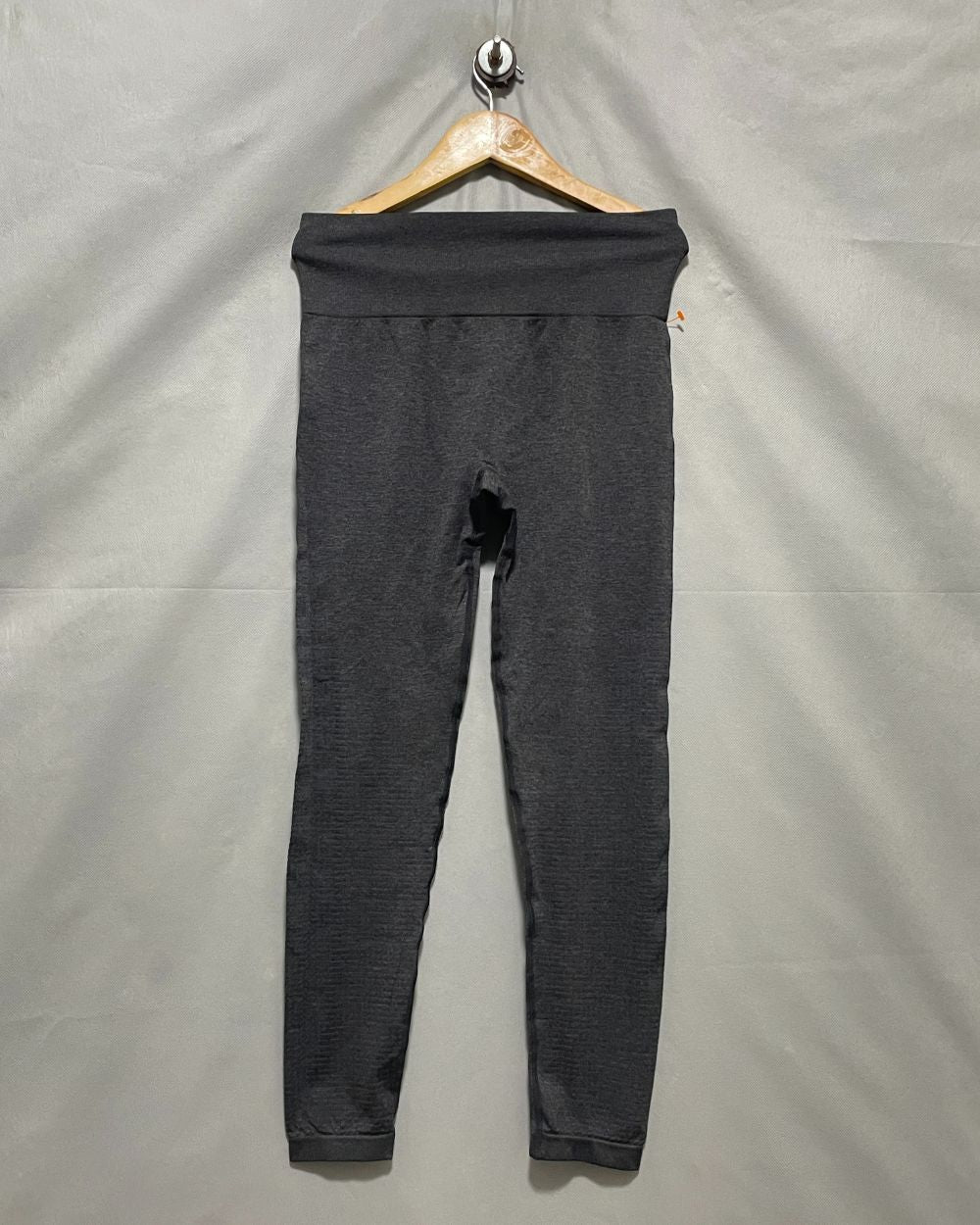 Thrift Hub Gray Sport Gym Tights For Women M