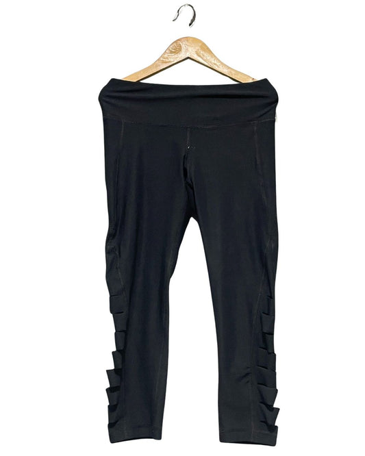 90 Degree Black Sport Gym Tights For Women XS