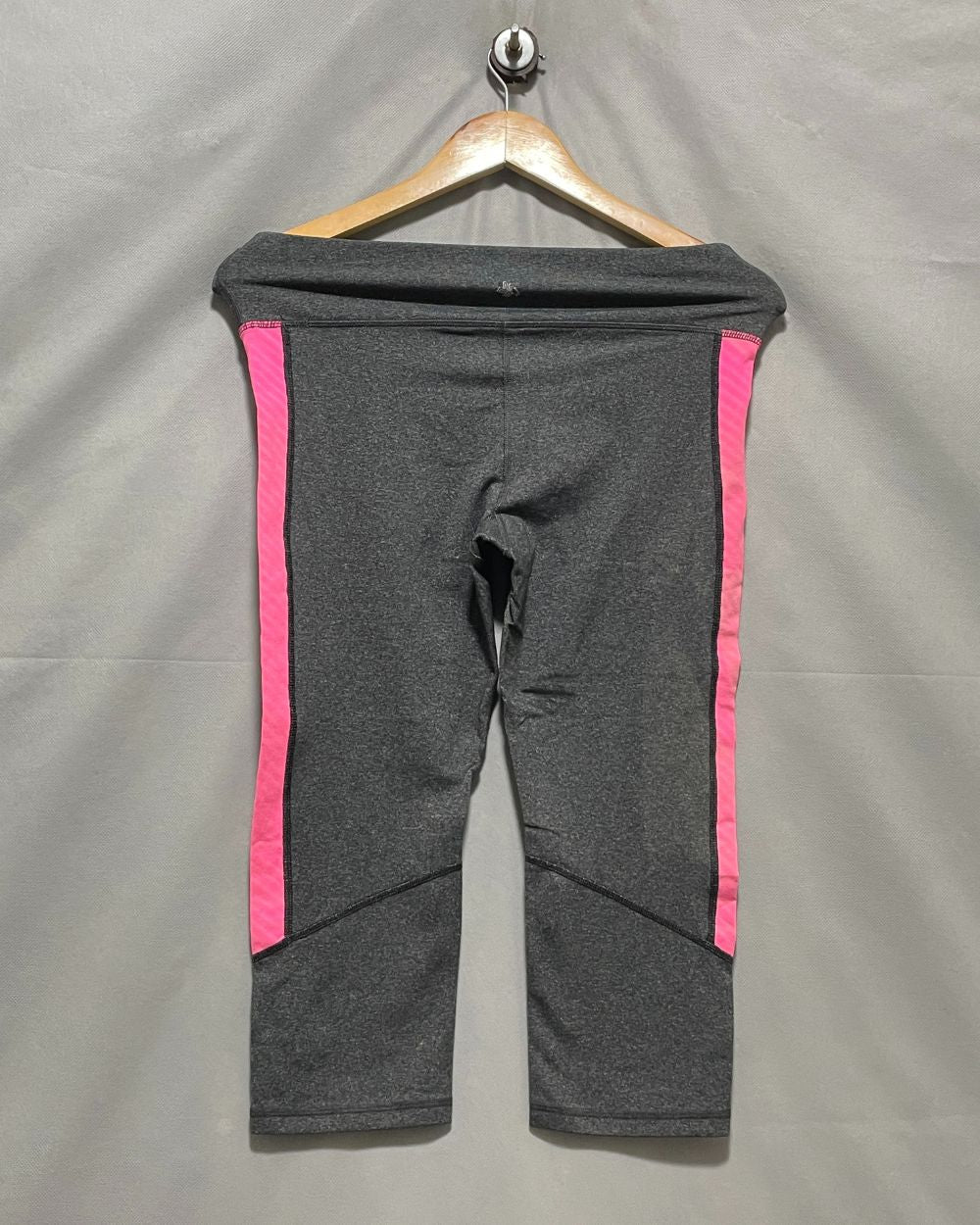 Tek Gear Gray Sport Gym Tights For Women L