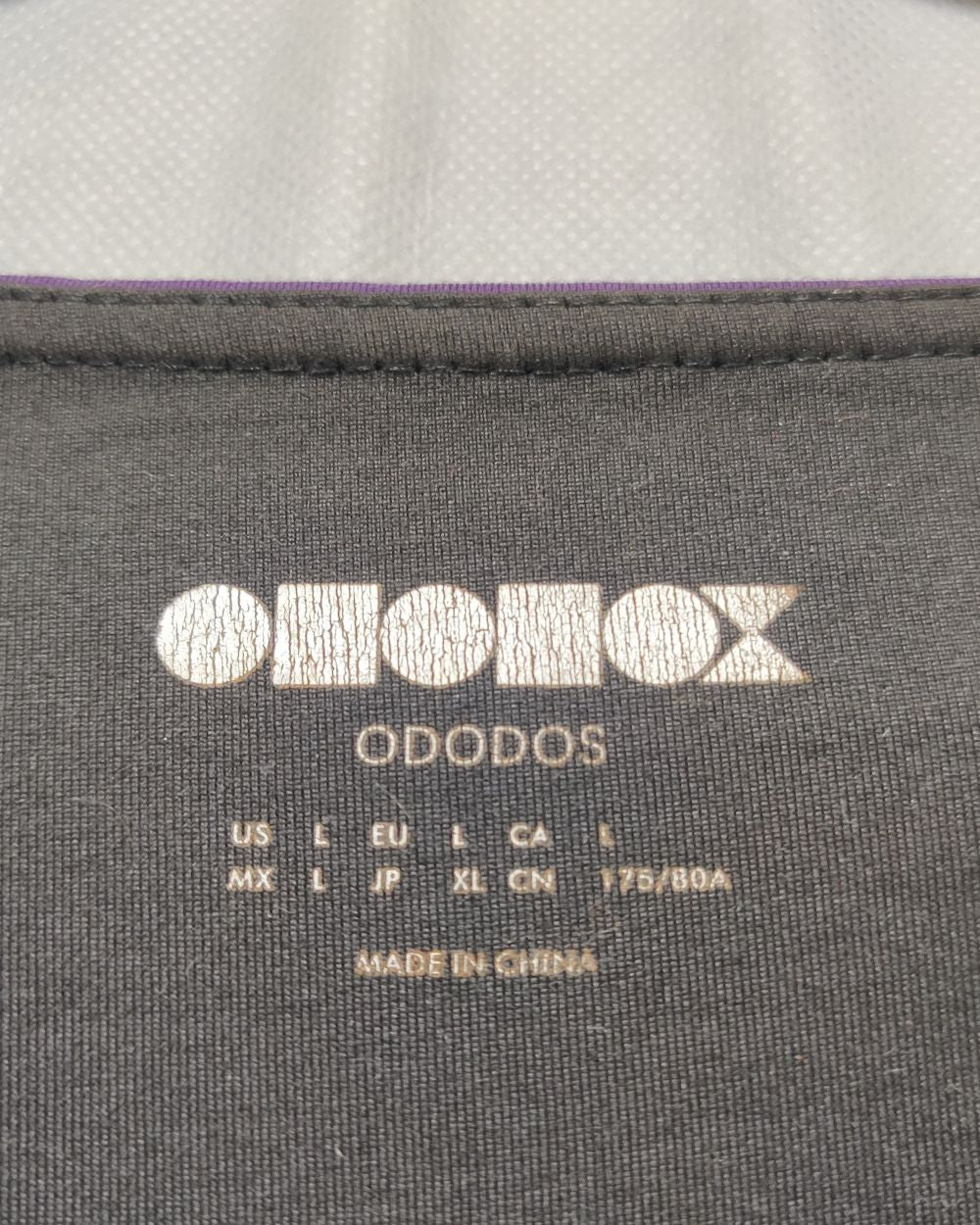 ODODOS Purple Sport Gym Tights For Women L