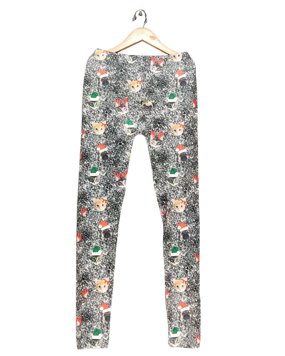 Thrift Hub Gray Sport Gym Tights For Women M