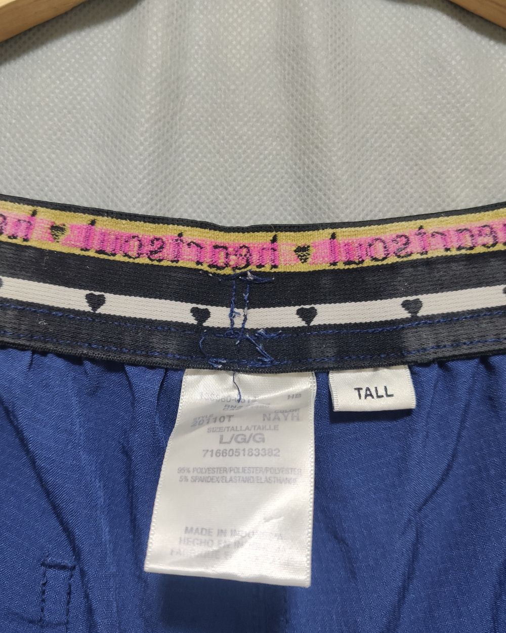 Heart Soul Blue Sport Trouser For Women L