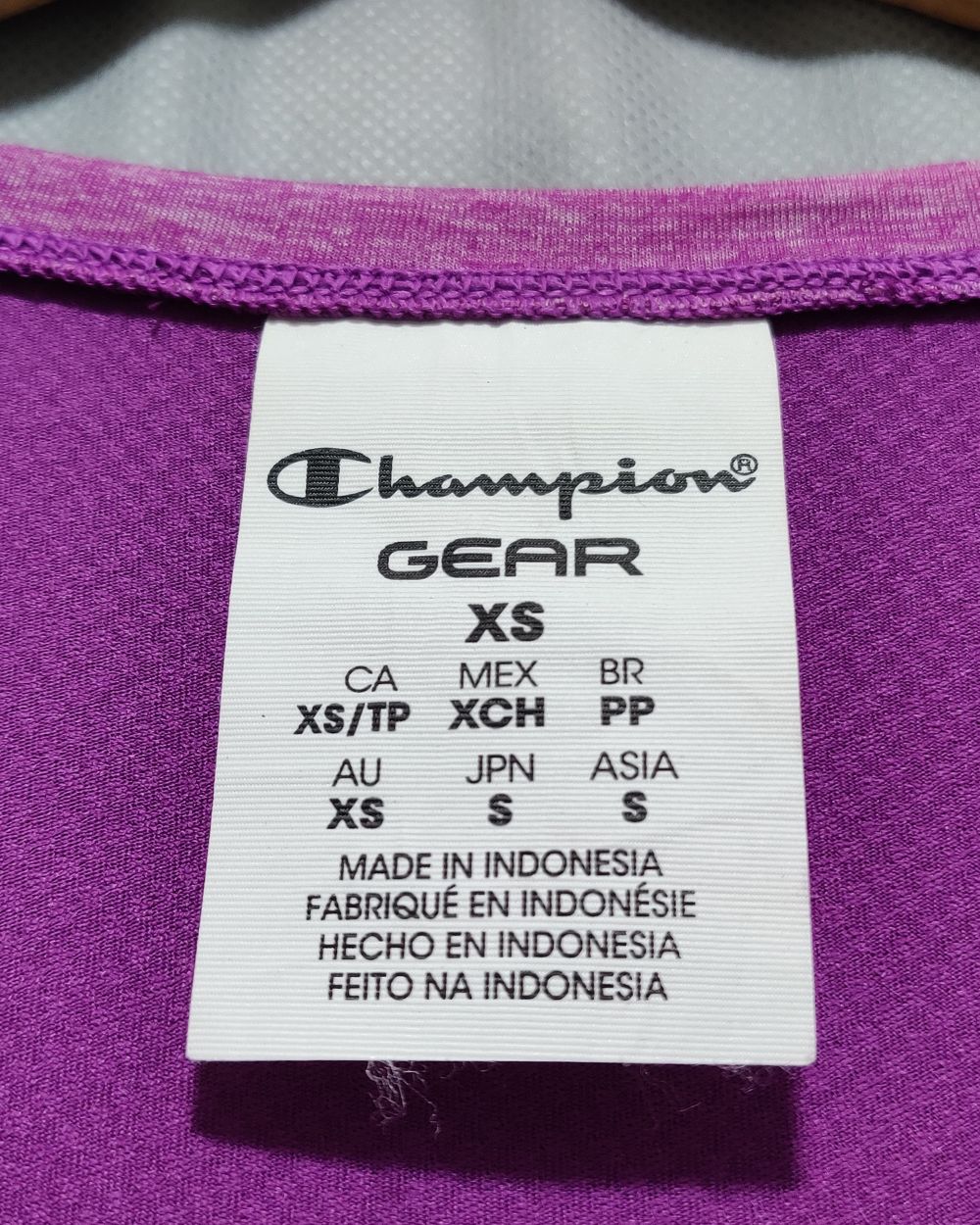 Champion Purple Sport T Shirt For Women S