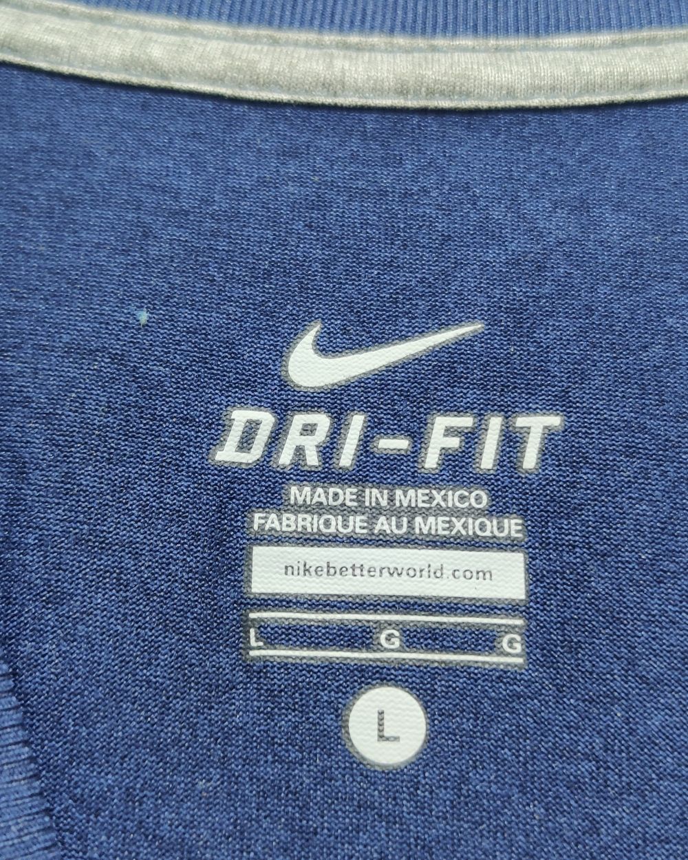 Nike Blue Sport T Shirt For Women L