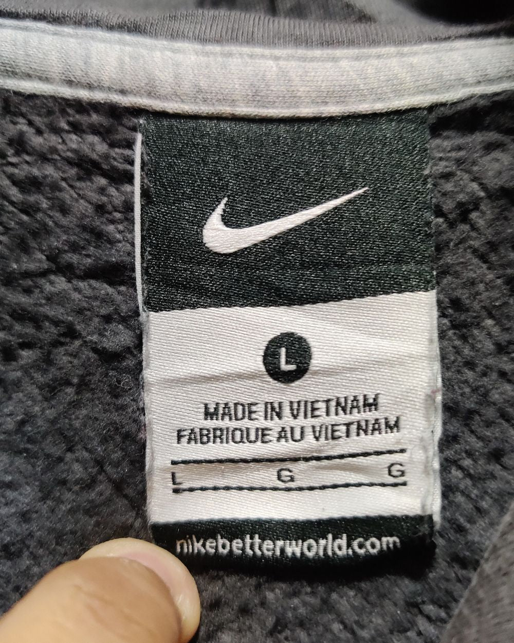 Nike Gray Hoodie For Men Large