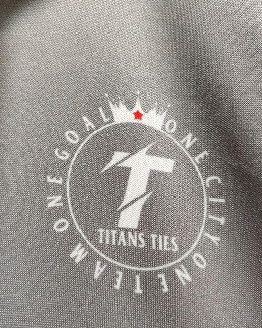 Titans Ties Gray Zipper For Women L