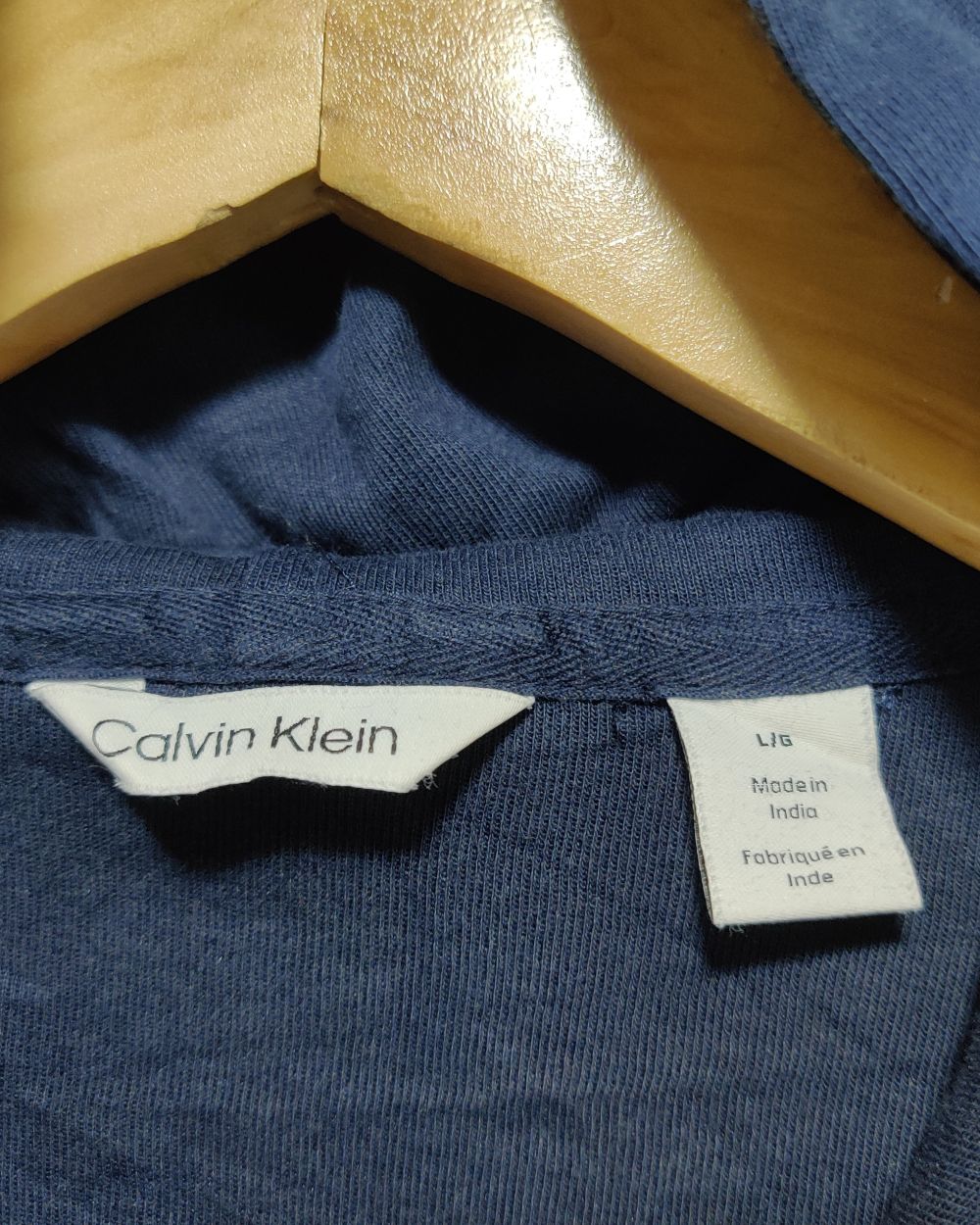 Calvin Klein Blue Zipper For Women L