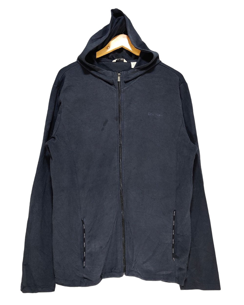 Calvin Klein Blue Zipper For Women L