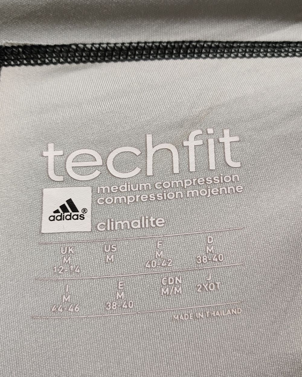 Adidas Gray Sport Tights For Women M