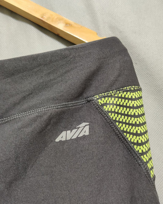 Avia Gray Sport Tights For Women XL
