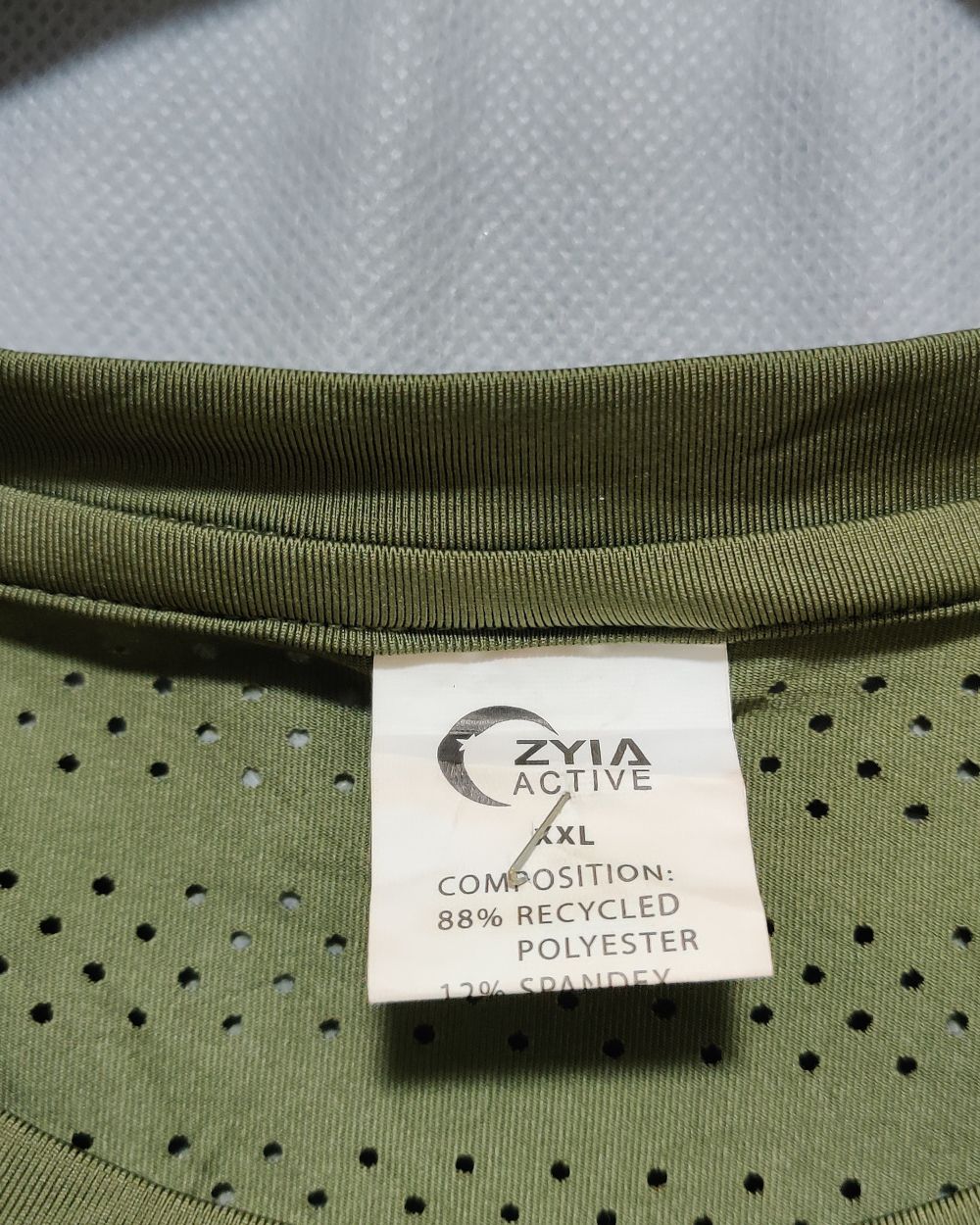 Zyia Green Sport Vest T Shirt For Women XXL