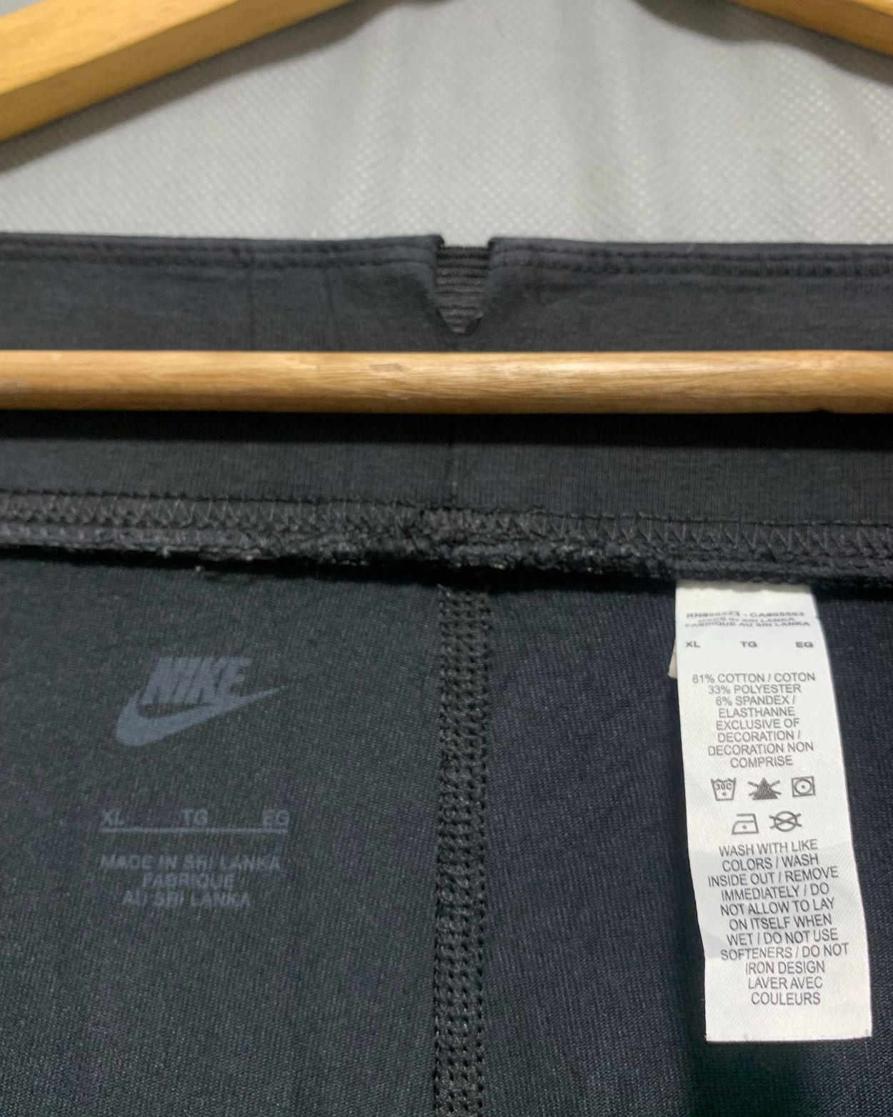 Nike Black Sport Gym tights For Women X Large