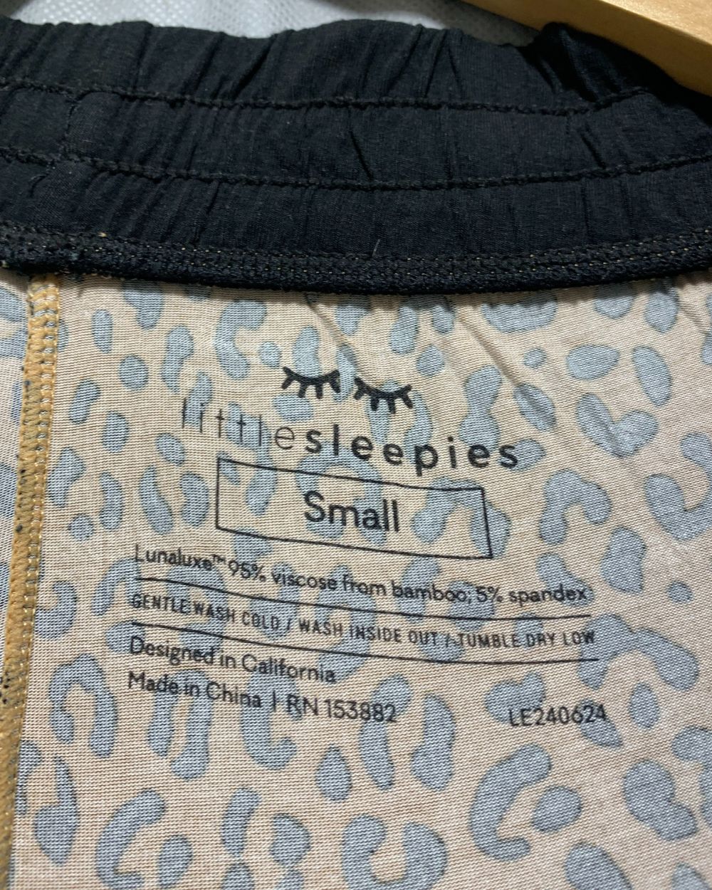 Little Sleepies Leopard Print Sport Gym tights For Women S