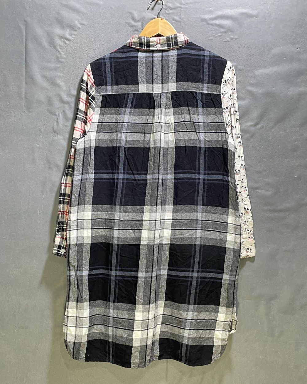 DKNY Black & Red Cotton Shirt For Women S | ThriftHub.pk