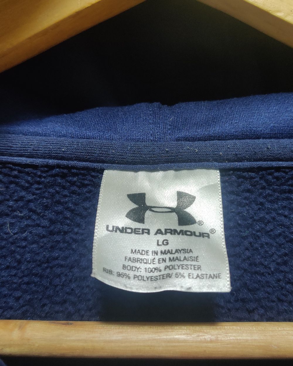 Under Armour Blue Zipper For Women L
