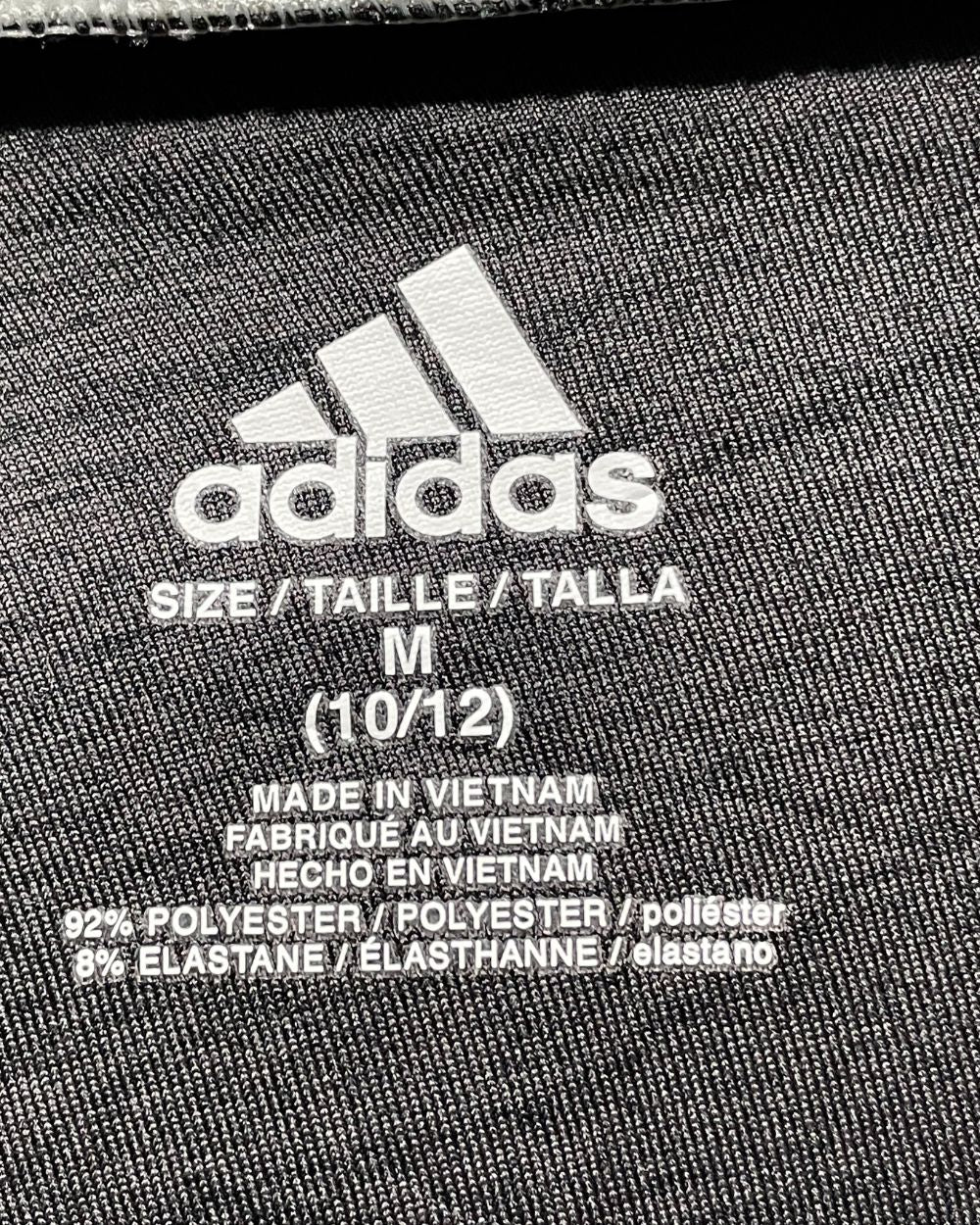 Adidas Gray Sport Gym Tights For Girls X Small | ThriftHub.pk