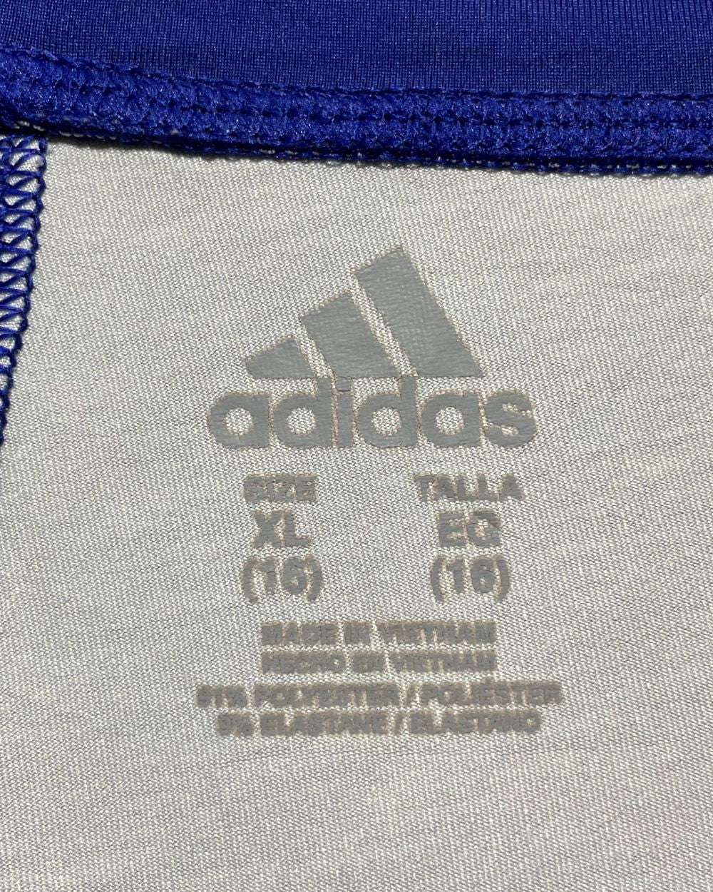 Adidas Blue Sport Gym Tights For Girls Medium | ThriftHub.pk