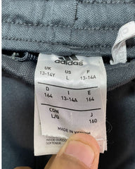 Adidas Gray Sport Trouser For Men 14 Years