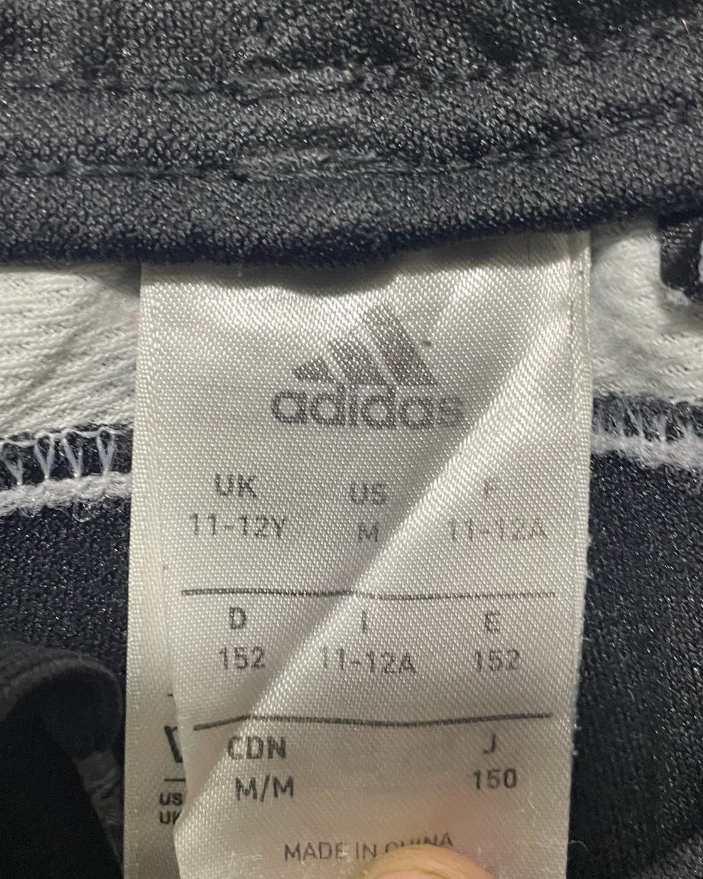 Adidas Black Sport Trouser For Men X Small