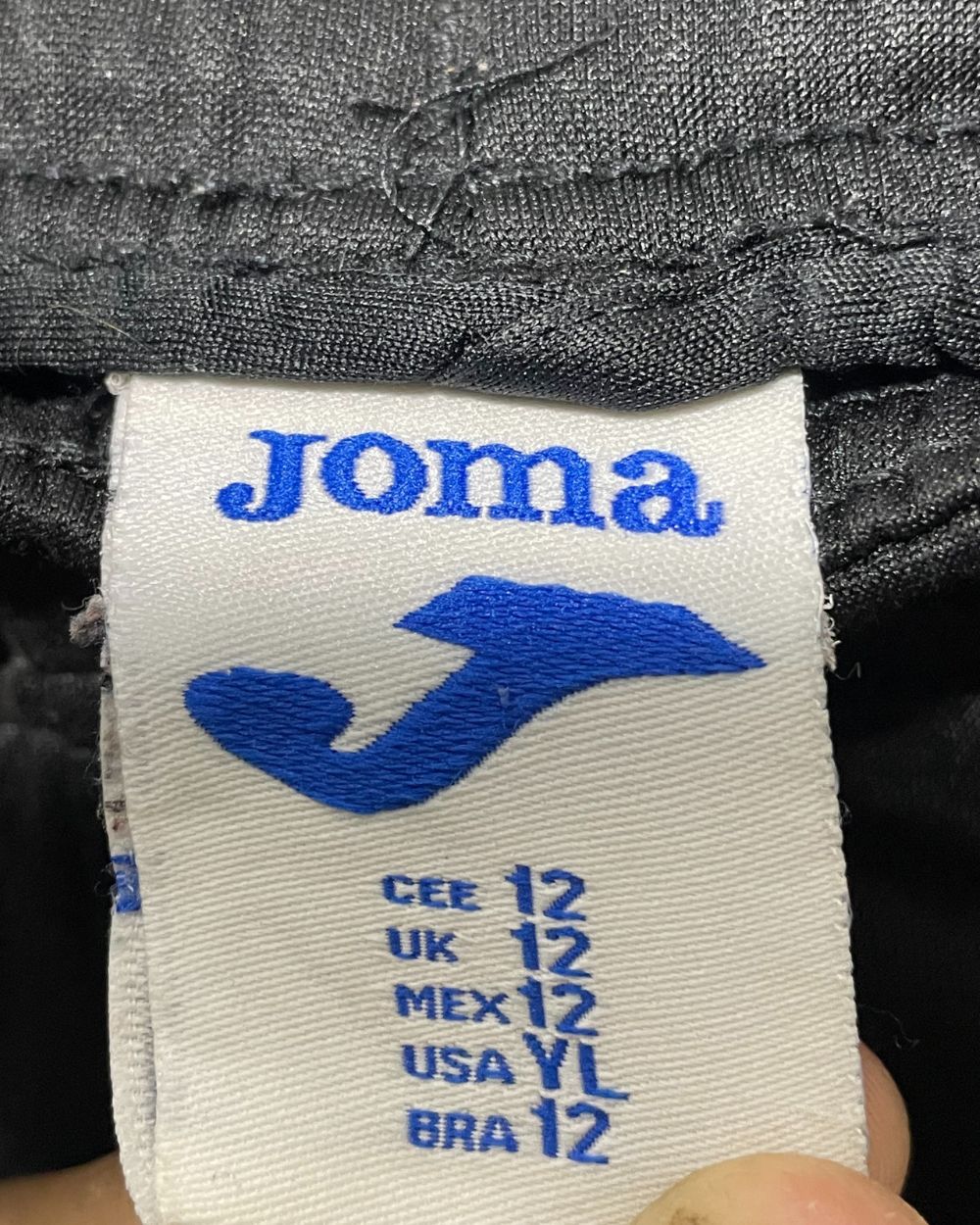 Joma Black Sport Trouser For Men X Small