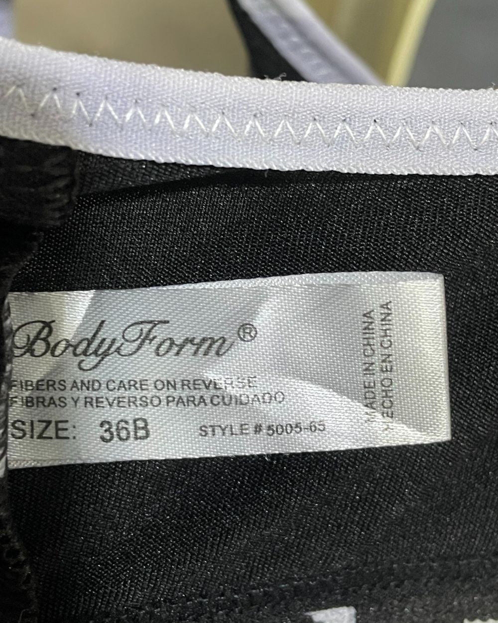 Body Form Black Bra For Women Medium | ThriftHub.pk