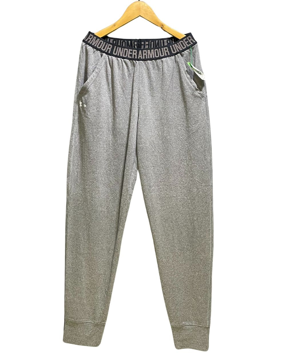 Under Armour Gray Sport Tights For Women Medium | ThriftHub.pk