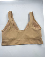 Bamboo Cream Sport Bra For Women X Large | ThriftHub.pk