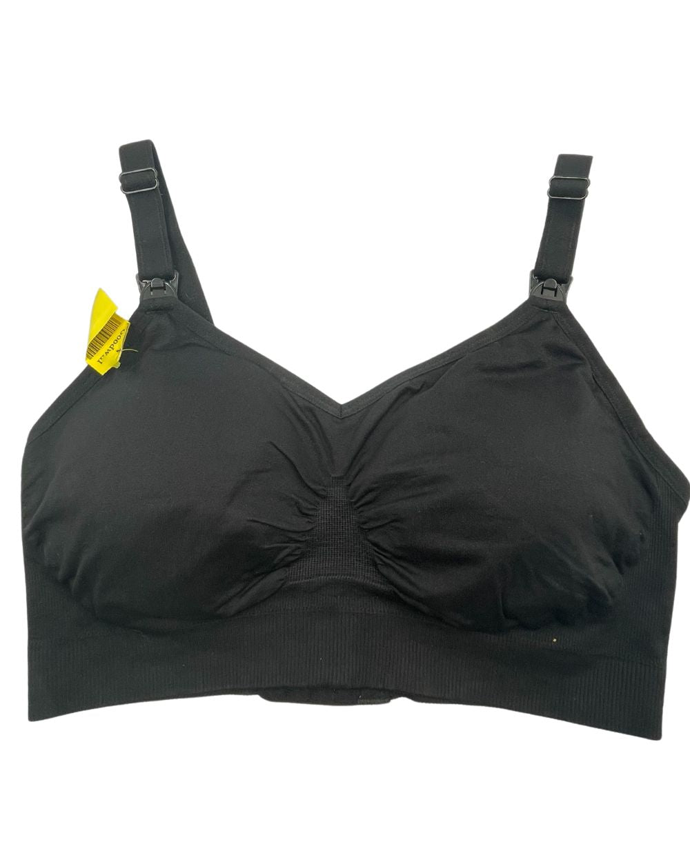 Hofish Black Sport Bra For Women Large | ThriftHub.pk