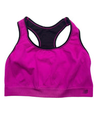 New Balance Pink Sport Bra For Women Large | ThriftHub.pk
