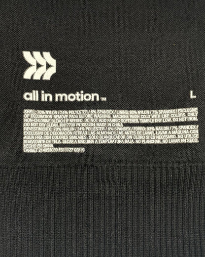 All In Motion Black Sport Bra For Women Large | ThriftHub.pk