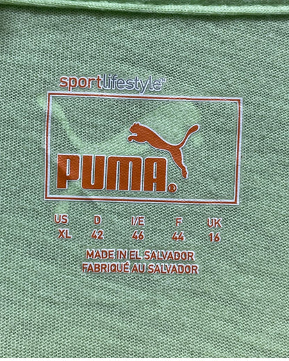 Puma Green Sport T Shirt For Girls 17 Years | ThriftHub.pk