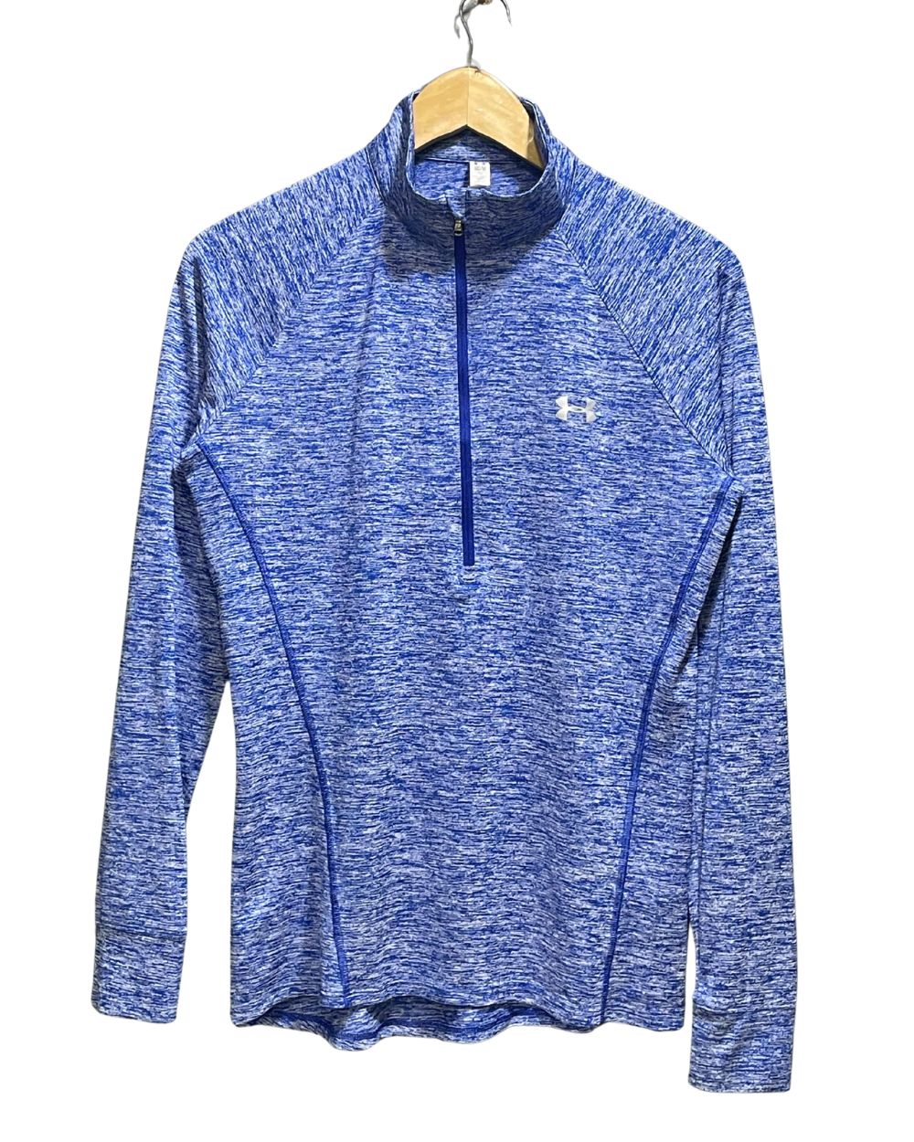 Under Armour Blue Sport T Shirt For Women Medium | ThriftHub.pk