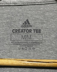 Adidas Gray Sport T Shirt  For Men Medium