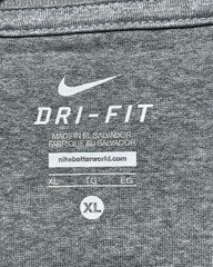 Nike Gray Sport T Shirt  For Men Medium