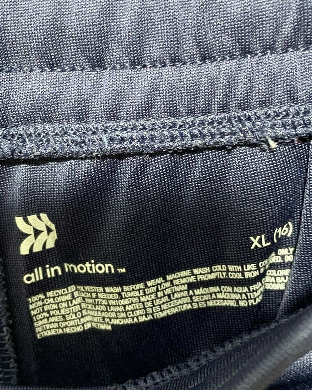 All in Motion Blue Sport Trouser For Women Small