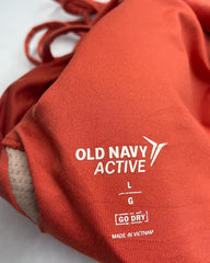 Old Navy Orange Sport Bra For Women Large
