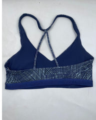 Under Armour Blue Sport Bra For Women Medium