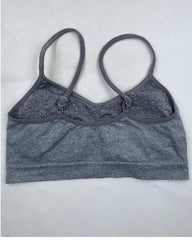 Nautica Gray Sport Bra For Women Medium