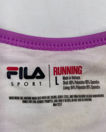 Fila Green Sport Bra For Women Large
