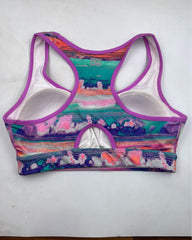 Fila Green Sport Bra For Women Large