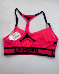 Skechers Performance Pink Sport Bra For Women X Small